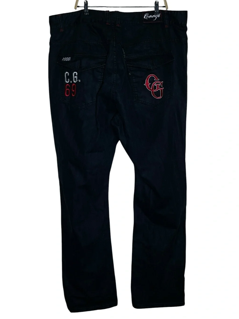 Coogi Baggy Black Jeans Size 44 x 34